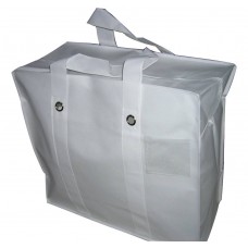 Non-Woven Polyprop Carry Bag / Storage Bag - 21" x 19" x 9.5" - White (OUT OF STOCK)